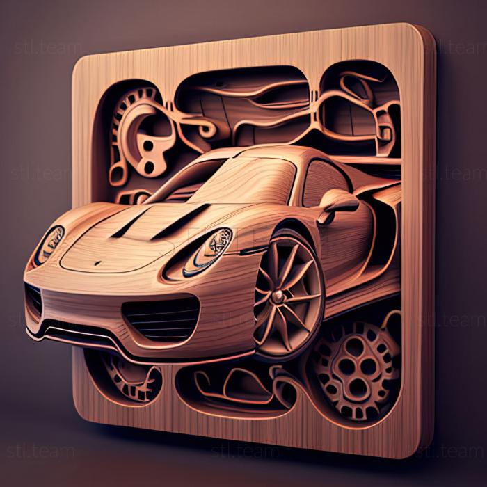 3D модель Porsche 918 (STL)